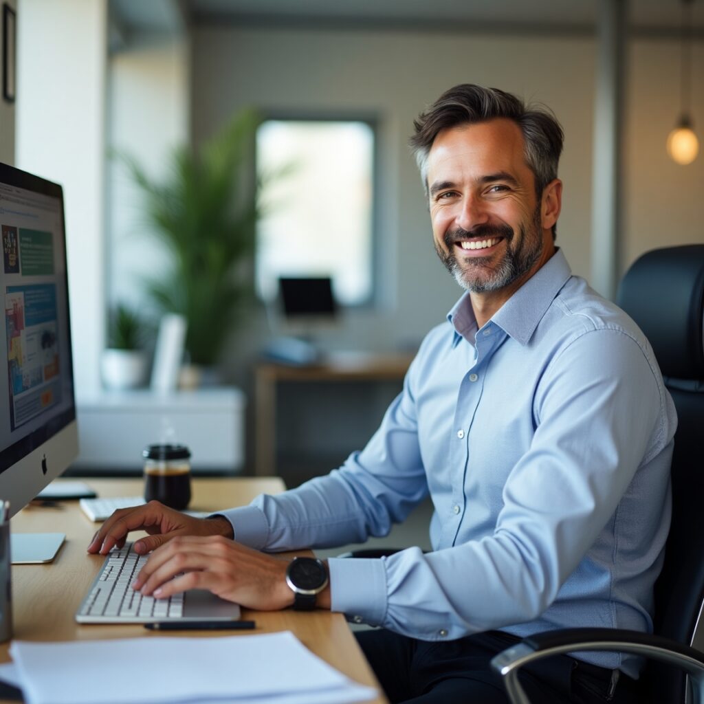 Flux_Dev_a_middleaged_man_with_a_warm_gentle_smile_and_subtle__0